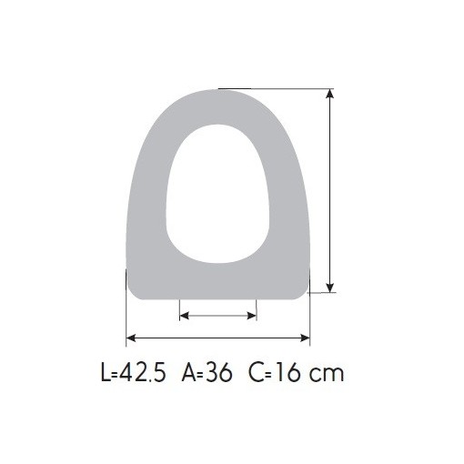 Tapa WC SANITANA JAZZ