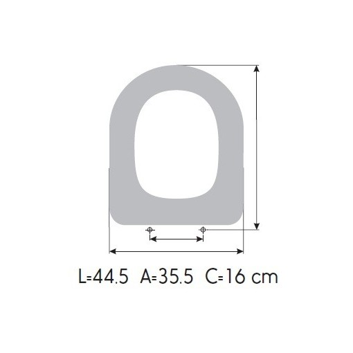 Tapa WC SANITANA REGINA