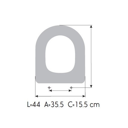 Tapa WC IDEAL STANDARD BOCAGE