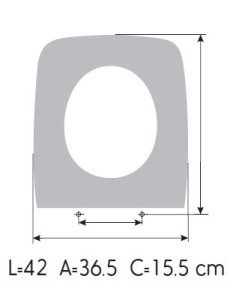 Tapa WC IDEAL STANDARD CANTICA
