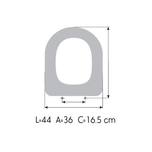 Tapa WC IDEAL STANDARD CLODIA