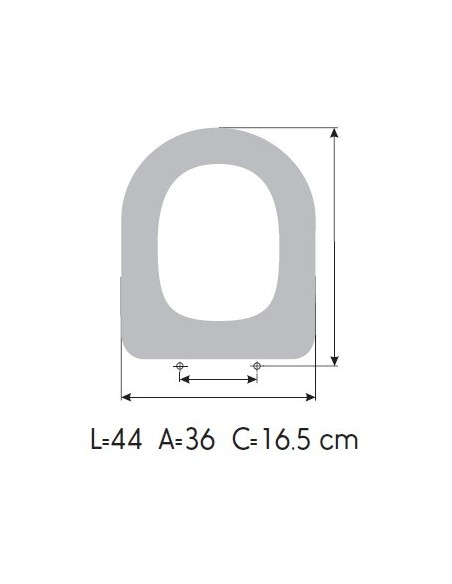 Tapa WC IDEAL STANDARD CLODIA