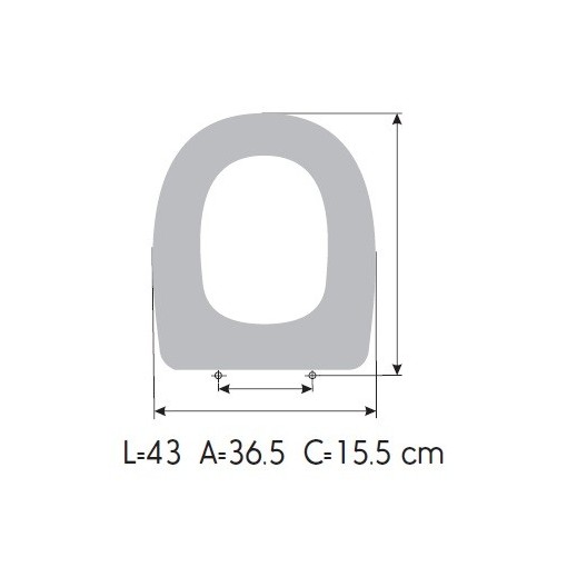 Tapa WC IDEAL STANDARD CONNECT CUBICO/ARCO