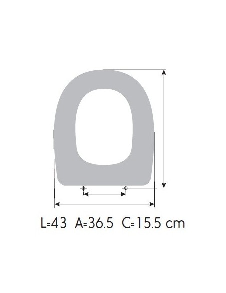 Tapa WC IDEAL STANDARD CONNECT CUBICO/ARCO