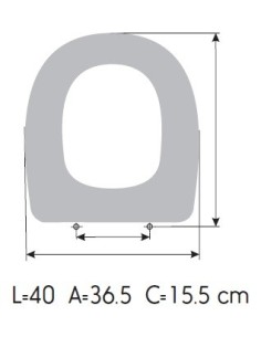 Tapa WC IDEAL STANDARD CONNECT SPACE