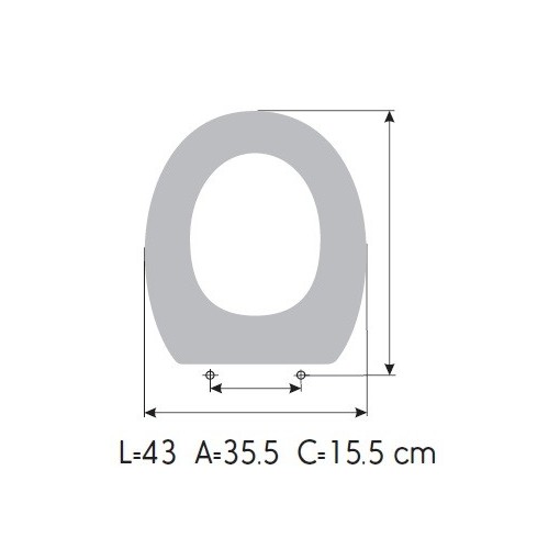 Tapa WC IDEAL STANDARD LAGUNA