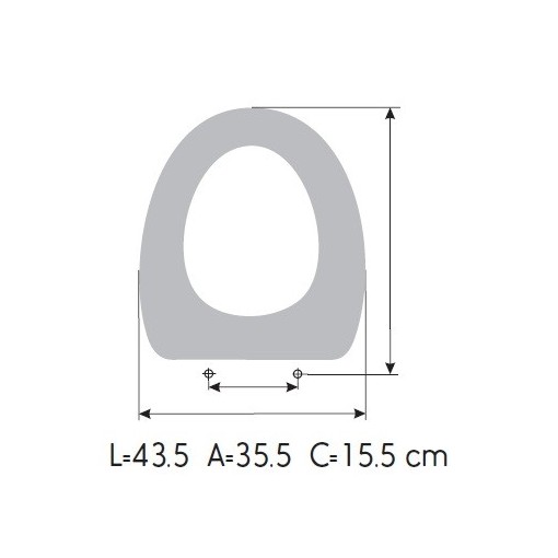 Tapa WC IDEAL STANDARD NOVELLA