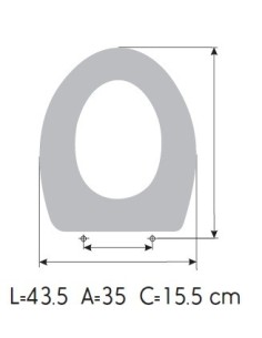 Tapa WC IDEAL STANDARD REFLECTIONS