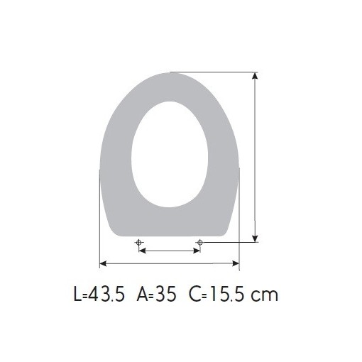 Tapa WC IDEAL STANDARD REFLECTIONS