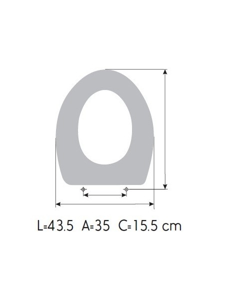 Tapa WC IDEAL STANDARD REFLECTIONS