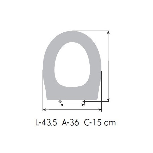 Tapa WC IDEAL STANDARD SAN REMO