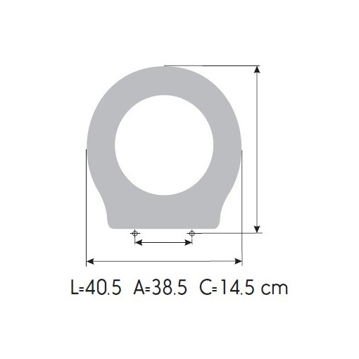 Tapa WC IDEAL STANDARD SPACE