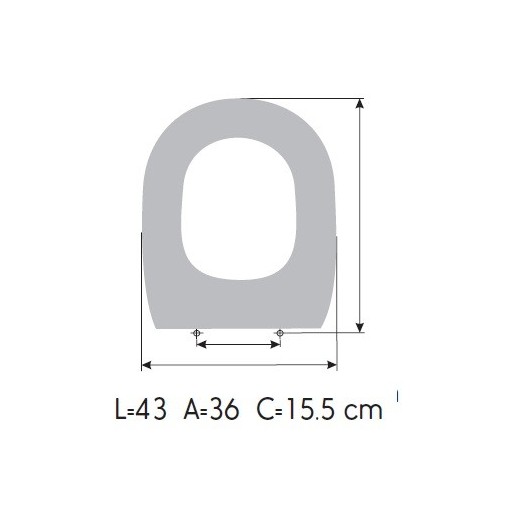 Tapa WC IDEAL STANDARD TESI
