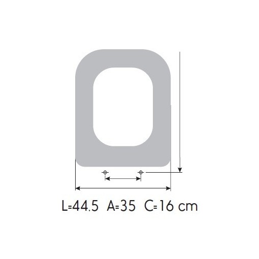 Tapa WC IDEAL STANDARD VELARA