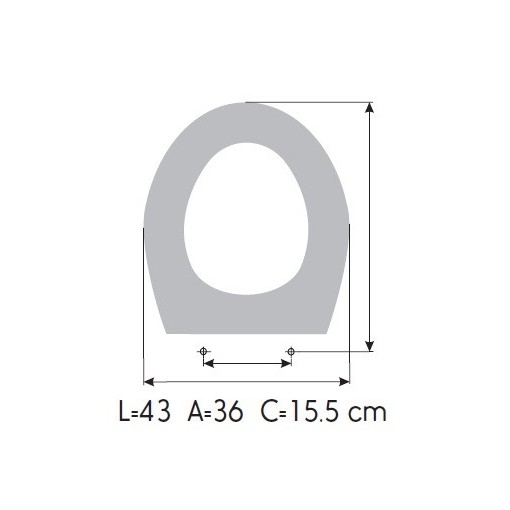 Tapa WC VILEROY BOCH GRAN GRACIA