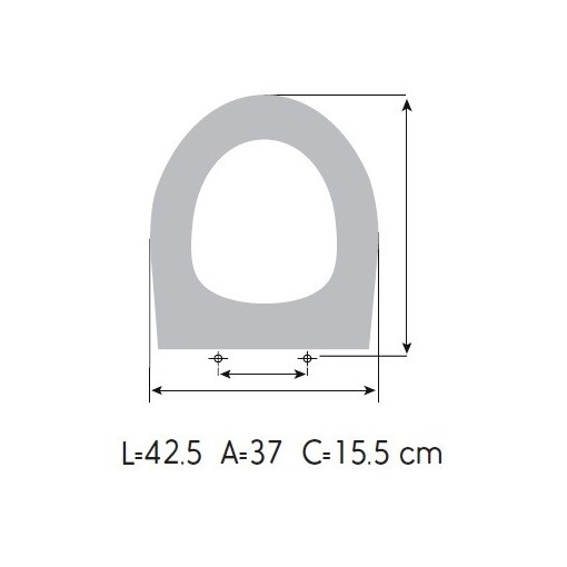 Tapa WC VILEROY BOCH TARGA