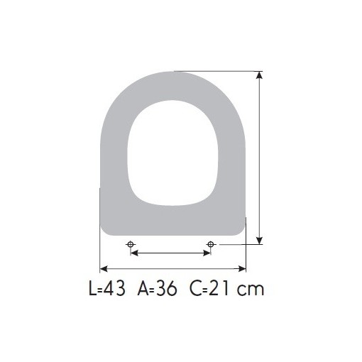 Tapa WC CERABATI ERICA