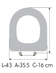 Tapa WC CESAME BELLE EPOQUE