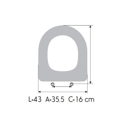 Tapa WC CESAME BELLE EPOQUE