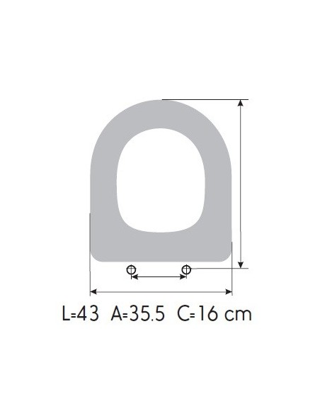 Tapa WC CESAME BELLE EPOQUE