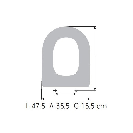 Tapa WC CESAME SINTESIS