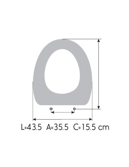 Tapa WC DOLOMITE NOVELLA