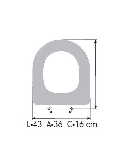 Tapa WC DOLOMITE QUADRARCO