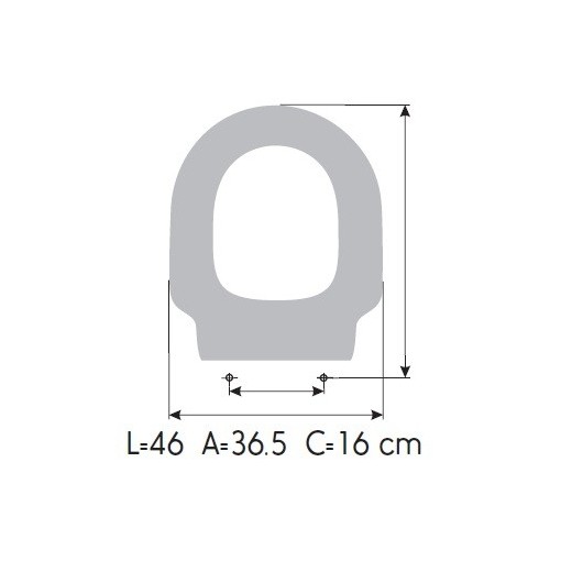 Tapa WC FACIS CADORE