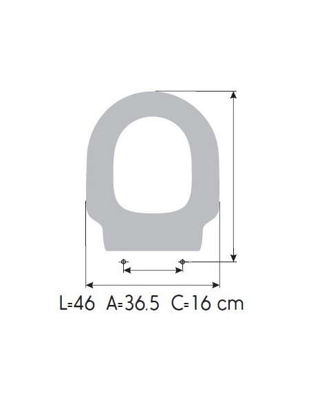 Tapa WC FACIS CADORE