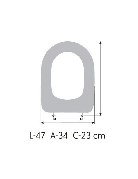 Tapa WC FACIS EMBASSI LARGO