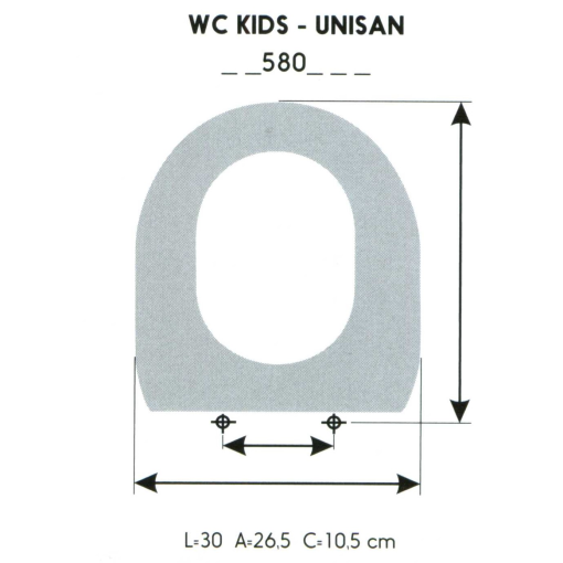 Tapa WC Infantil KIDS-UNISAN (Tapa + Aro)