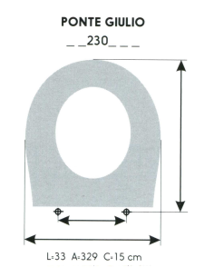 Asiento WC Infantil PONTE GIULIO (Solo Aro)