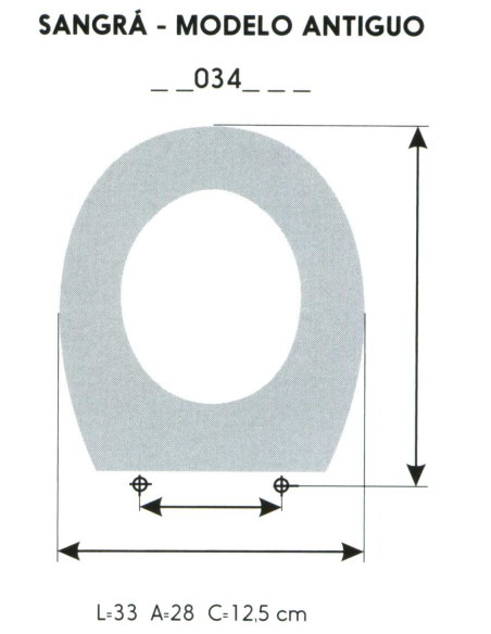 ASIENTO INFANTIL SANGRA - MODELO ANTIGUO (SOLO ARO)