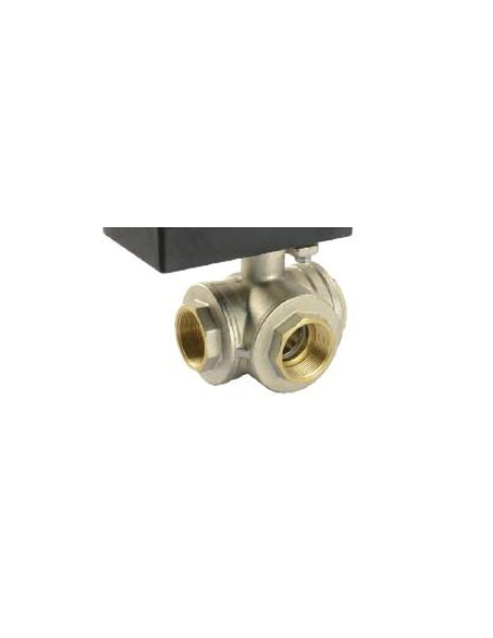 Valvula Compact 3 Vias Plana 1" En T H-H-H