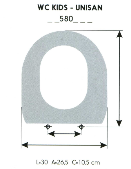 ASIENTO INFANTIL WC KIDS-UNISAN (SOLO ARO)