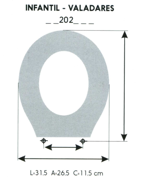 ASIENTO INFANTIL VALADARES (SOLO ARO)