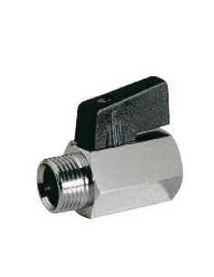 Valv.Miniesfera Mh  1/4"  C/Maneta