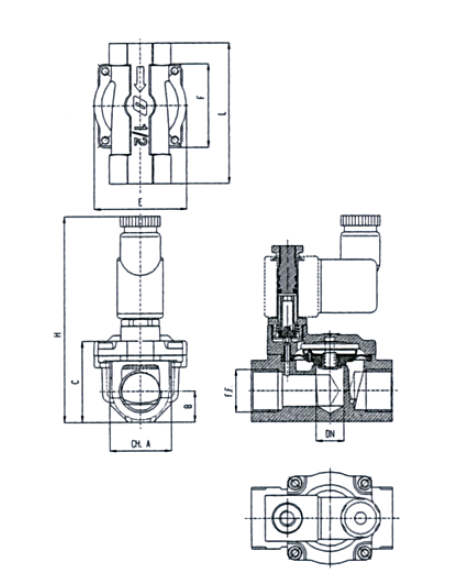 Electrov. P/Agua Na 15 Bar - 3/8"