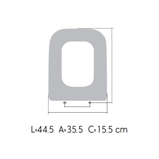 Tapa WC BATHCO TOLEDO