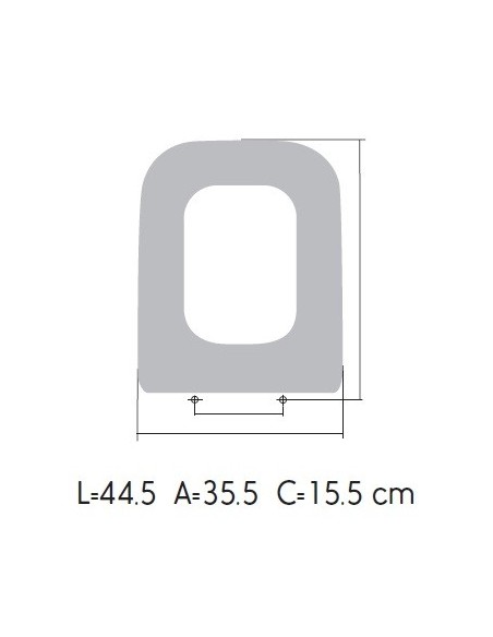 Tapa WC BATHCO TOLEDO