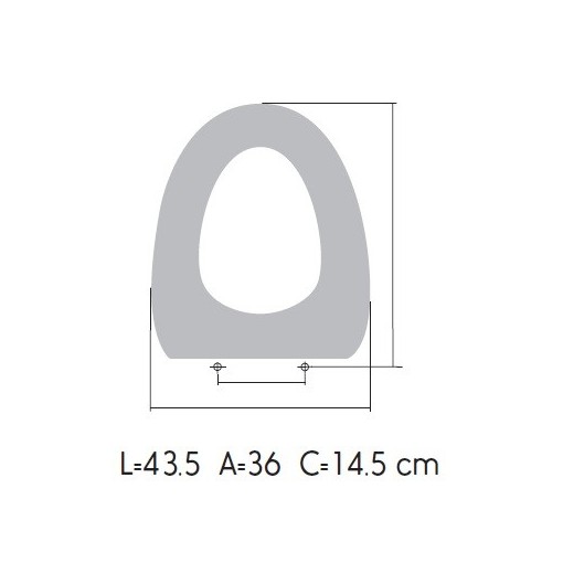 Tapa WC BATHCO IBIZA