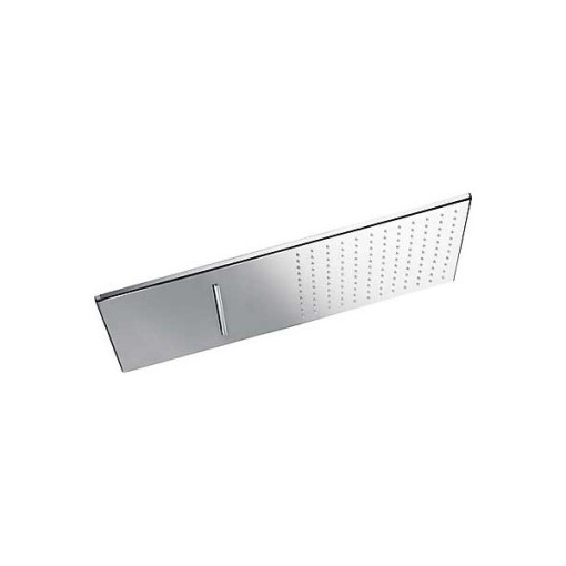 Rociador ducha INOX a pared con cascada.