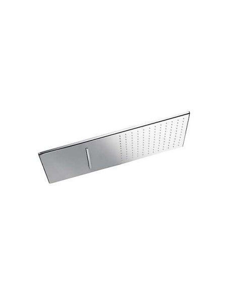 Rociador ducha INOX a pared con cascada.