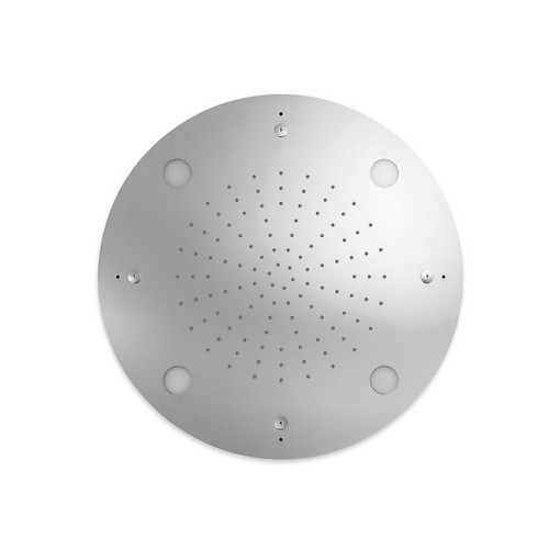 Pomme de douche à 2 voies montée au plafond Inox CROMOTERAPIA TRES