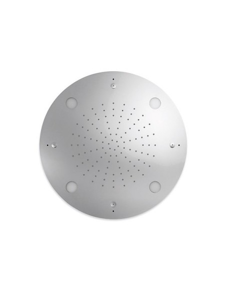 Pomme de douche à 2 voies montée au plafond Inox CROMOTERAPIA TRES