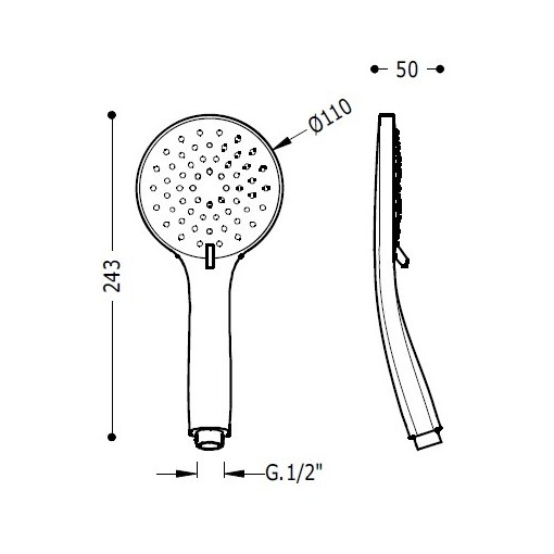 Maneral De Ducha Anticalcárea TRES