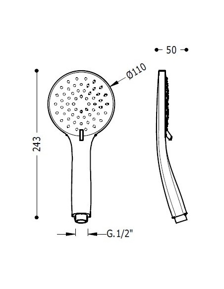 Maneral De Ducha Anticalcárea TRES
