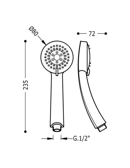 Ducha masaje AQUA PLUS TRES