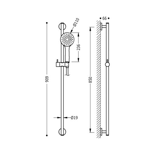 Kit De Ducha Anticalcárea TRES