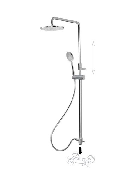 Kit De Ducha Fija y Móvil TRES